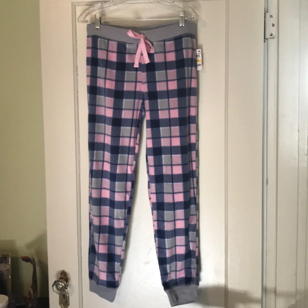 NWT Super Soft Plaid Fleece Pants